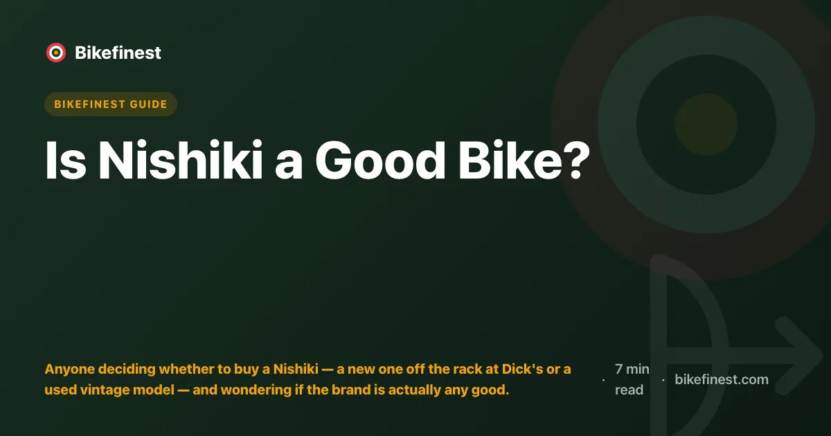 Is Nishiki a Good Bike?