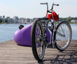 what are beach cruiser bikes good for? -Criser bike on a walkboard