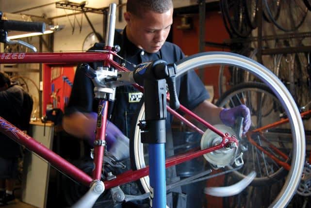 Can you use Vaseline as bike grease - A man working on Bicycle Repair