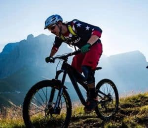 Do Oval Chainrings Really Work? A rider on a mountain bike