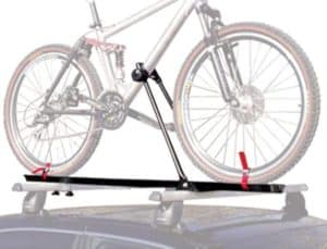 how to put a bike on a bike rack