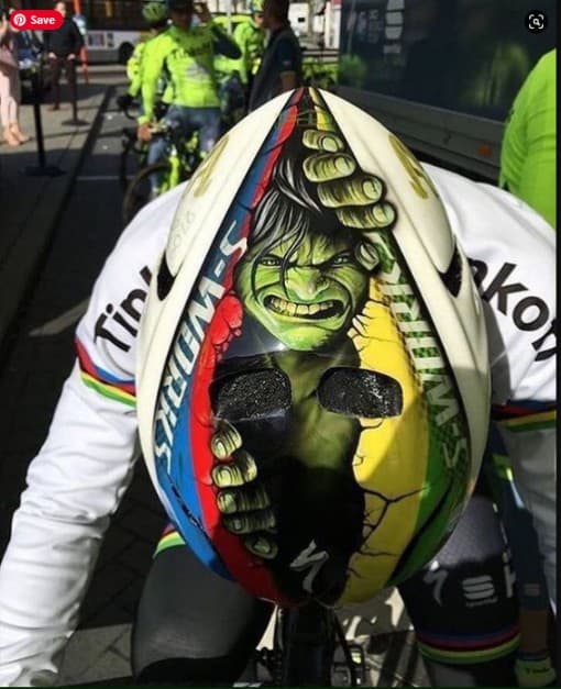 Can you paint a bike helmet?