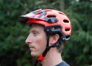 What do visors on mountain bike helmets do