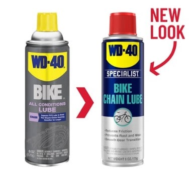 Is WD-40 good for bike chains?