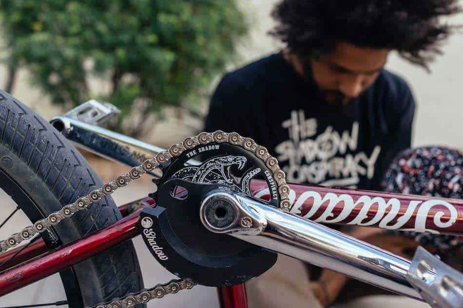 how tight should bmx chain be